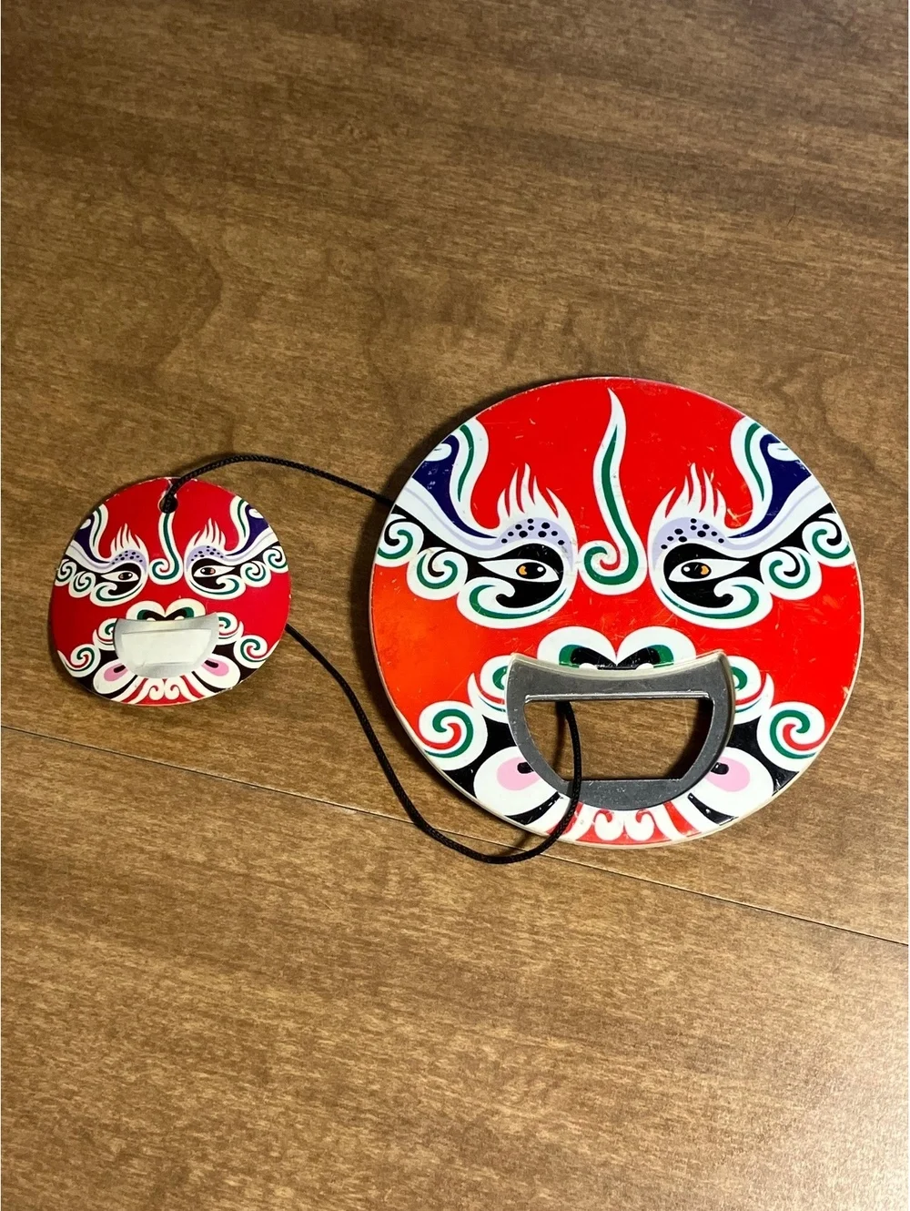 Warrior Fighting Mask Vintage Bottle Opener